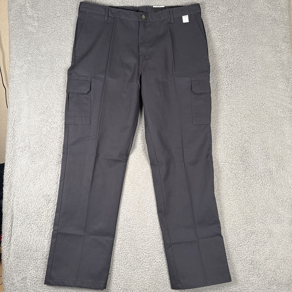 NEW DICKIES INDUSTRIAL CARGO PANTS MENS 42x34 Gray LP600